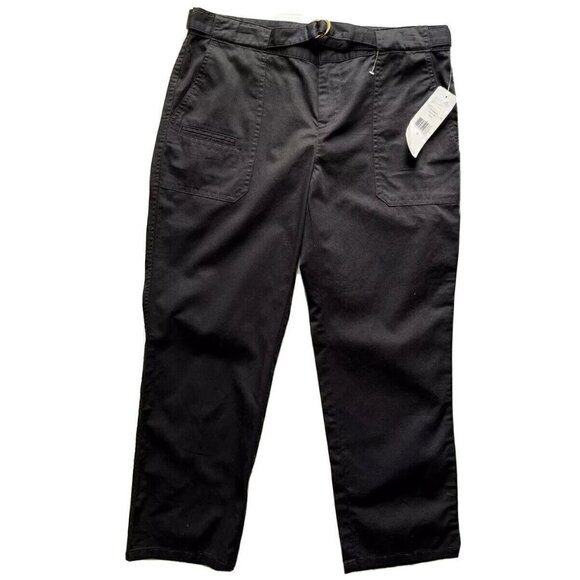 Lauren Ralph Lauren Women’s Petite Belted Skinny Cropped Pants Size 4P - Picture 7 of 10